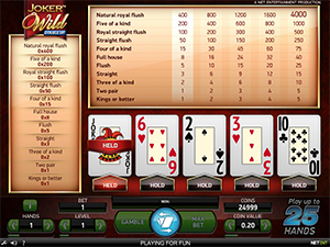 Joker Wild Screenshot